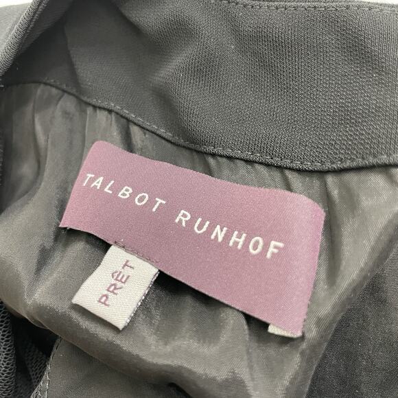 Talbot‎ Runhof Women's Black Bodycon Long Dress Size 2 Stretchy Pret Statement - Picture 12 of 16